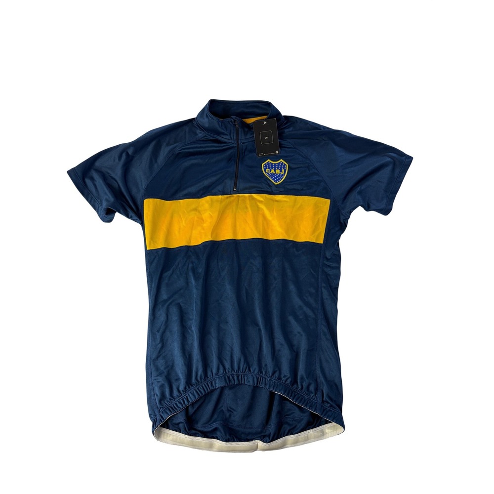 2010 Nike Boca Juniors Cycling Jersey Dri-Fit Made in Argentina Mens Large NWT
